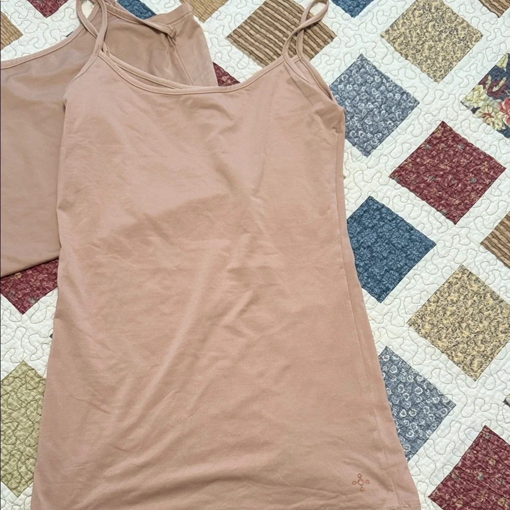 3 piece Tommy Copper Blue and Beige Women's Camisole Tops - Picture 6 of 10